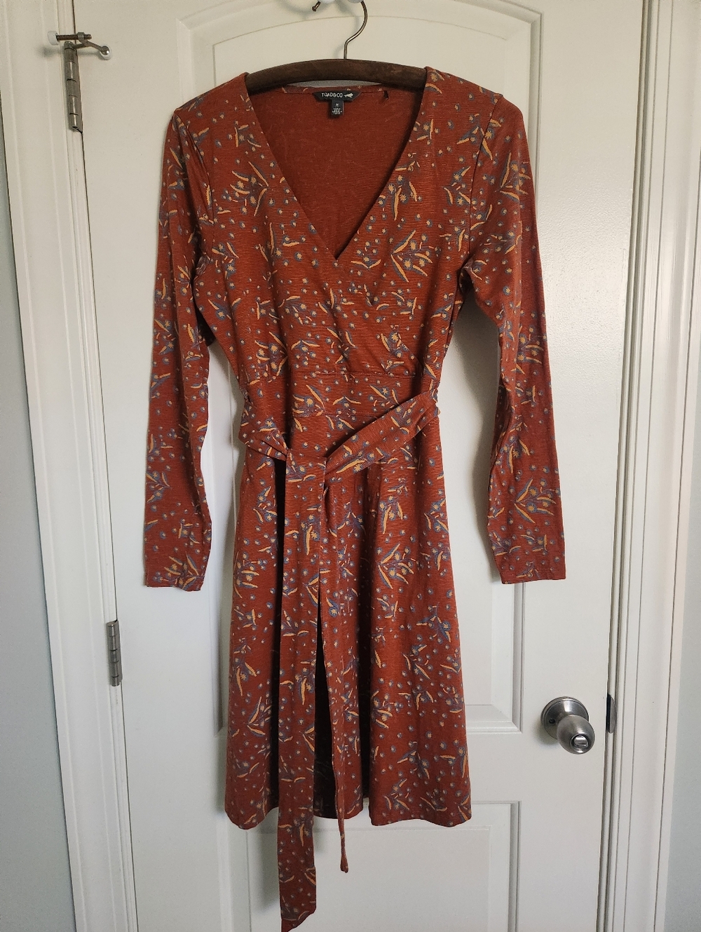 Toad&Co Cue Long Sleeve Wrap Dress